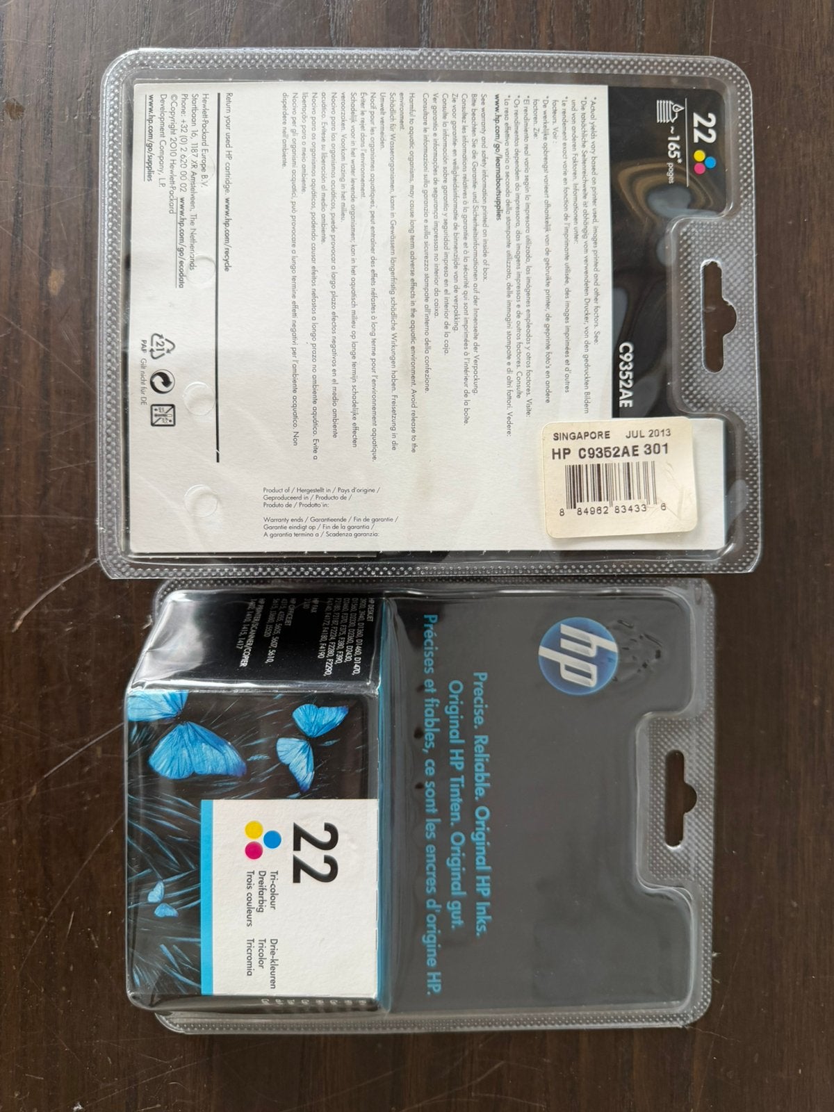 Originele HP 22 (C9352AE) driekleuren inktcartridge, Ophalen of Verzenden, Nieuw