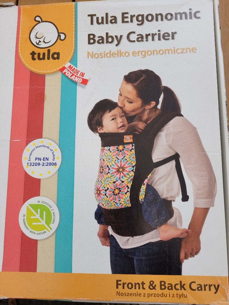 Draagzak Tula met Baby Insert, Gebruikt, Buik of Rug, Draagzak, Ophalen