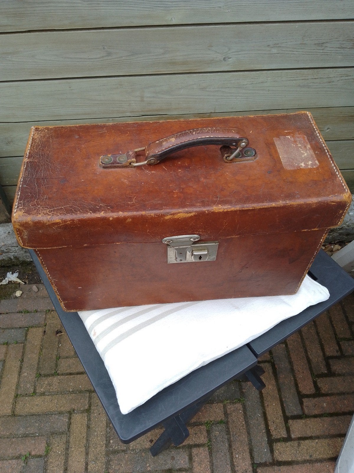 Echt leren cornet koffer, Ophalen of Verzenden, Koperblazer