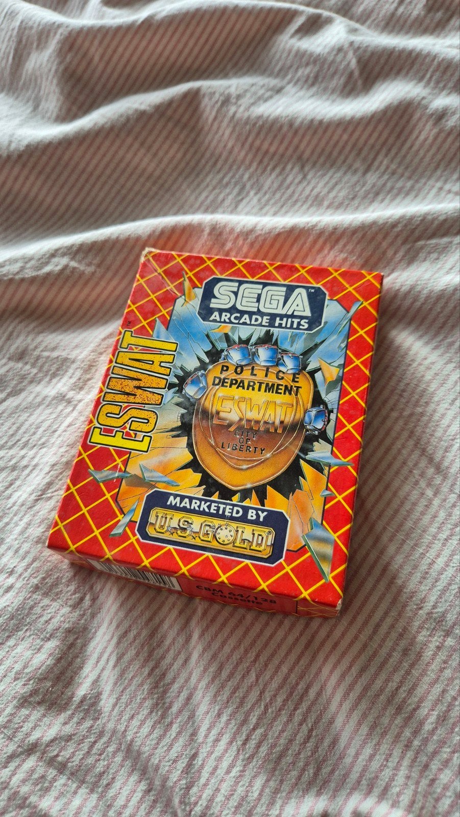 Commodore 64 Spel: E.S.W.A.T. (Sega Arcade Hits), Ophalen of Verzenden