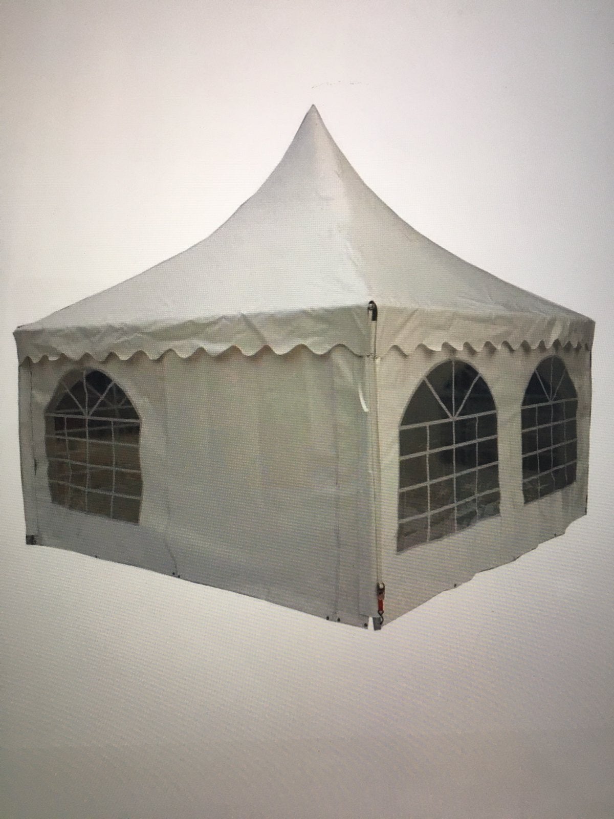 Pagode tent 4x4, Ophalen, Gebruikt, Opvouwbaar, Minder dan 5 meter