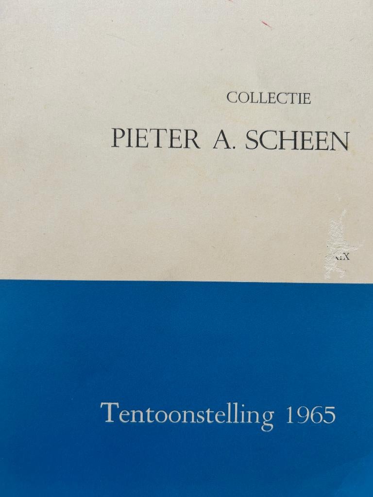 Pieter .A.Scheen tentoonstelling catalogus, Boeken, Ophalen of Verzenden, Zo goed als nieuw