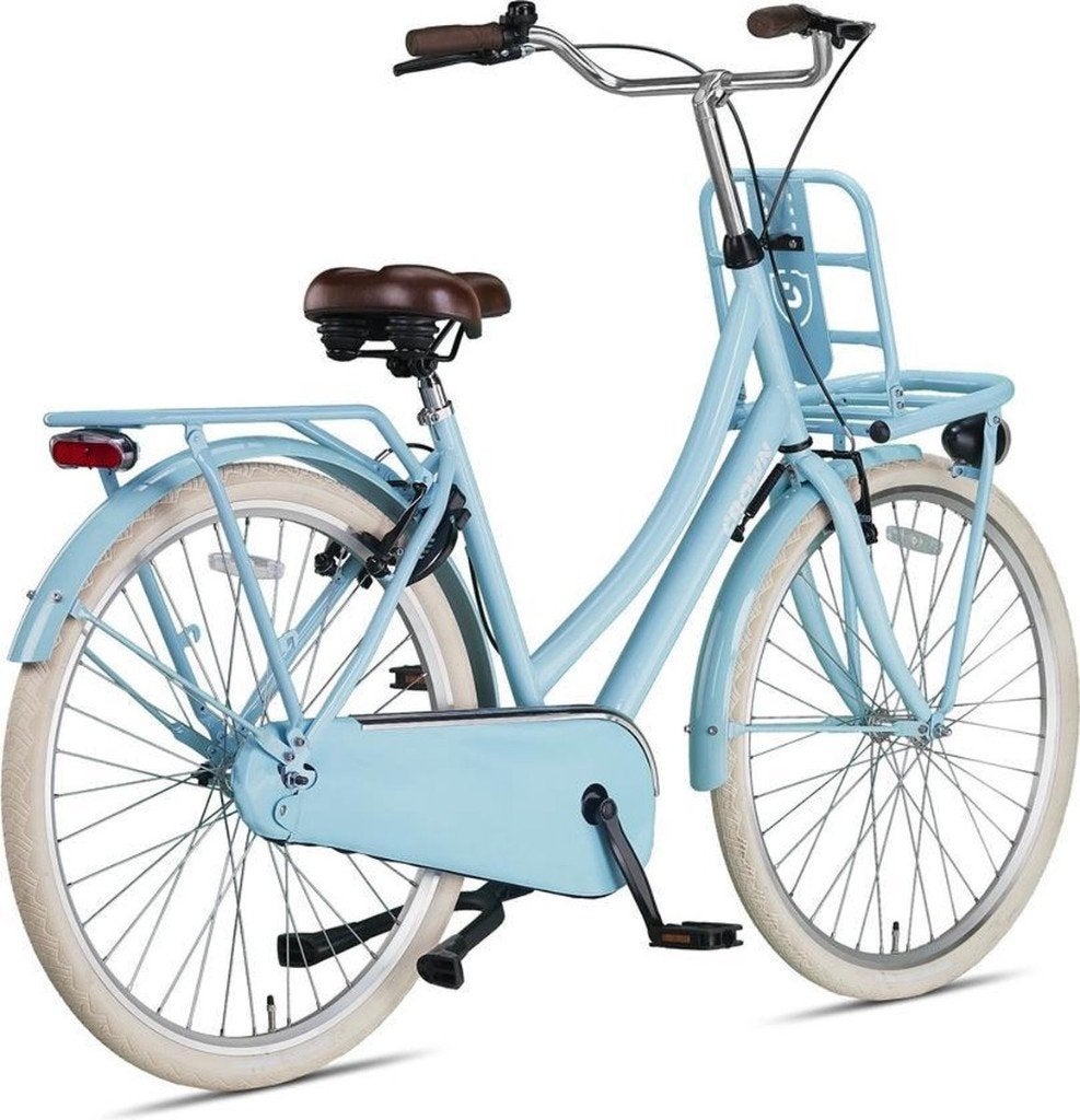 Crown Paris Transportfiets - 28 inch - 53cm - Sky Blue, 53 tot 56 cm, Velgrem, Nieuw, Ophalen