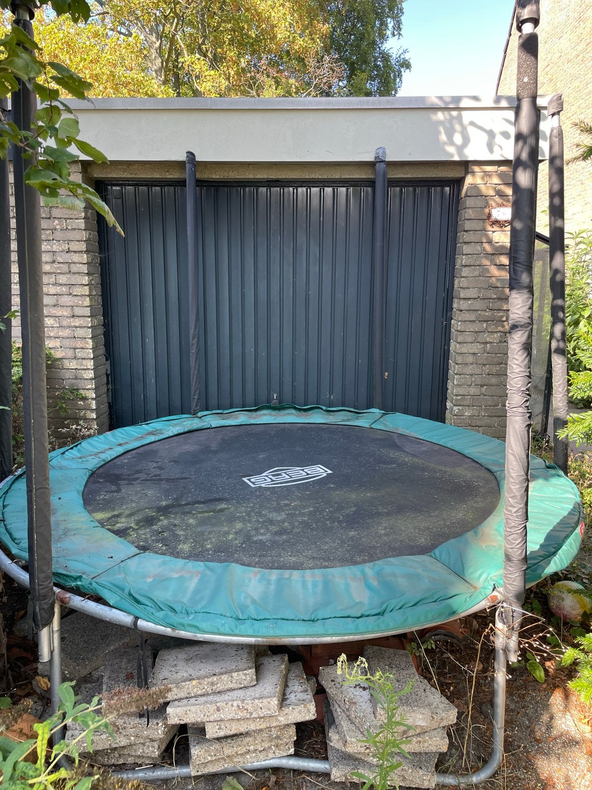 BERG Trampoline met veiligheidsnet - 240 cm, Ophalen, Gebruikt