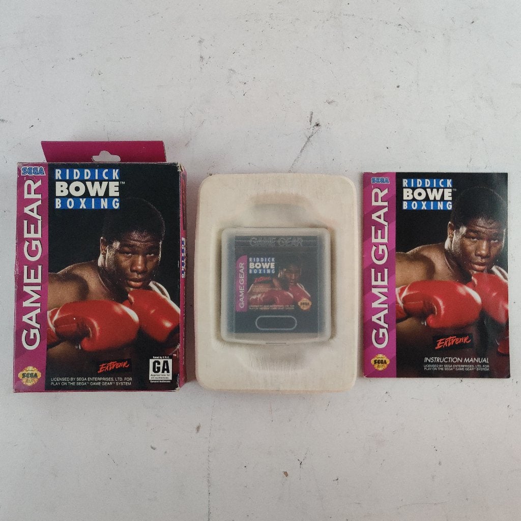 Riddick Bowe Boxing Sega Game Gear || Nu € 39.99, Avontuur en Actie, Gebruikt, Game Gear, 1 speler