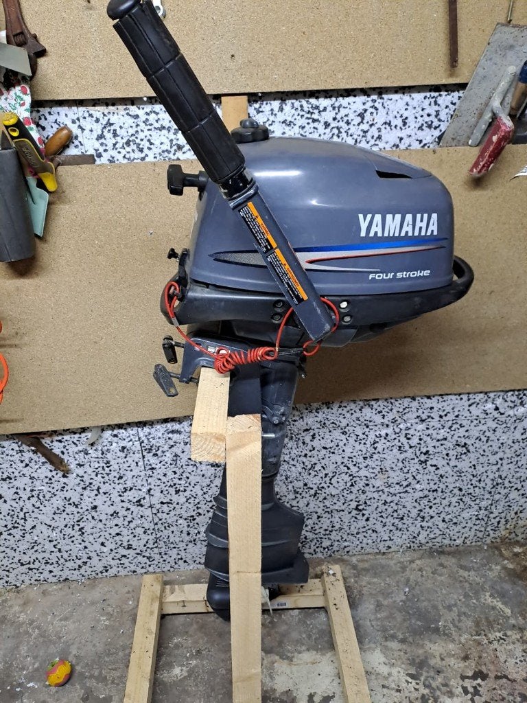 4 pk Buitenboordmotor Yamaha 4-takt langstaart, Ophalen, Gebruikt, Minder dan 5 pk, Viertaktmotor