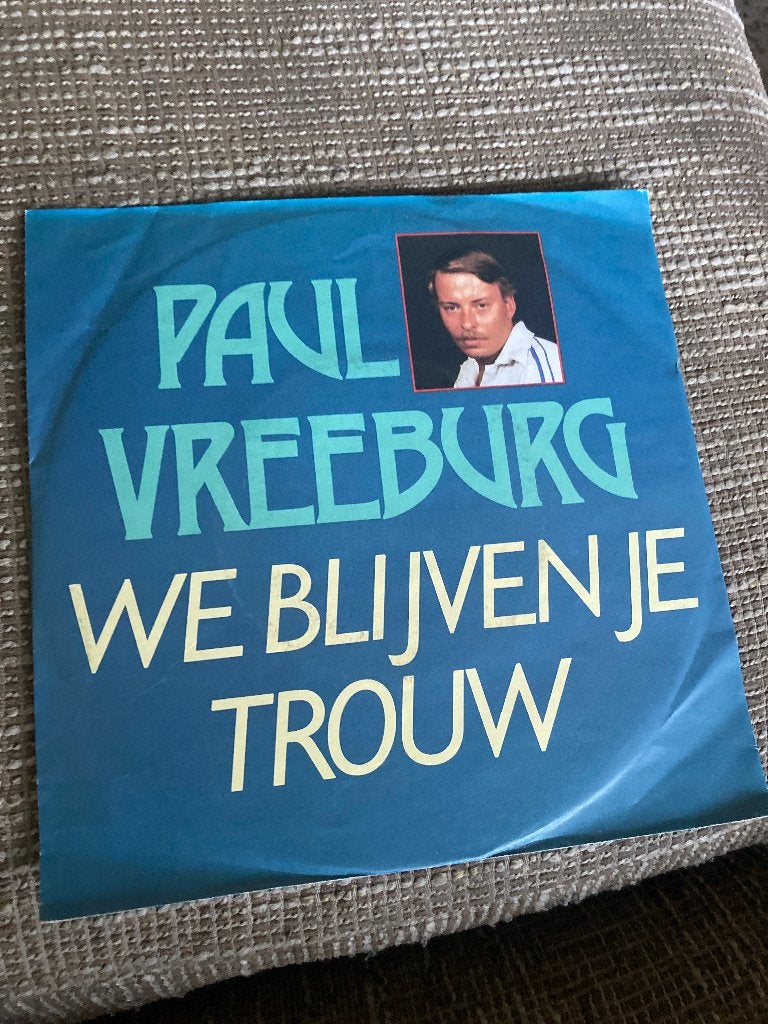 Paul Vreeburg - We Blijven Je Trouw (Single), Gebruikt, 7 inch, Ophalen of Verzenden, EP