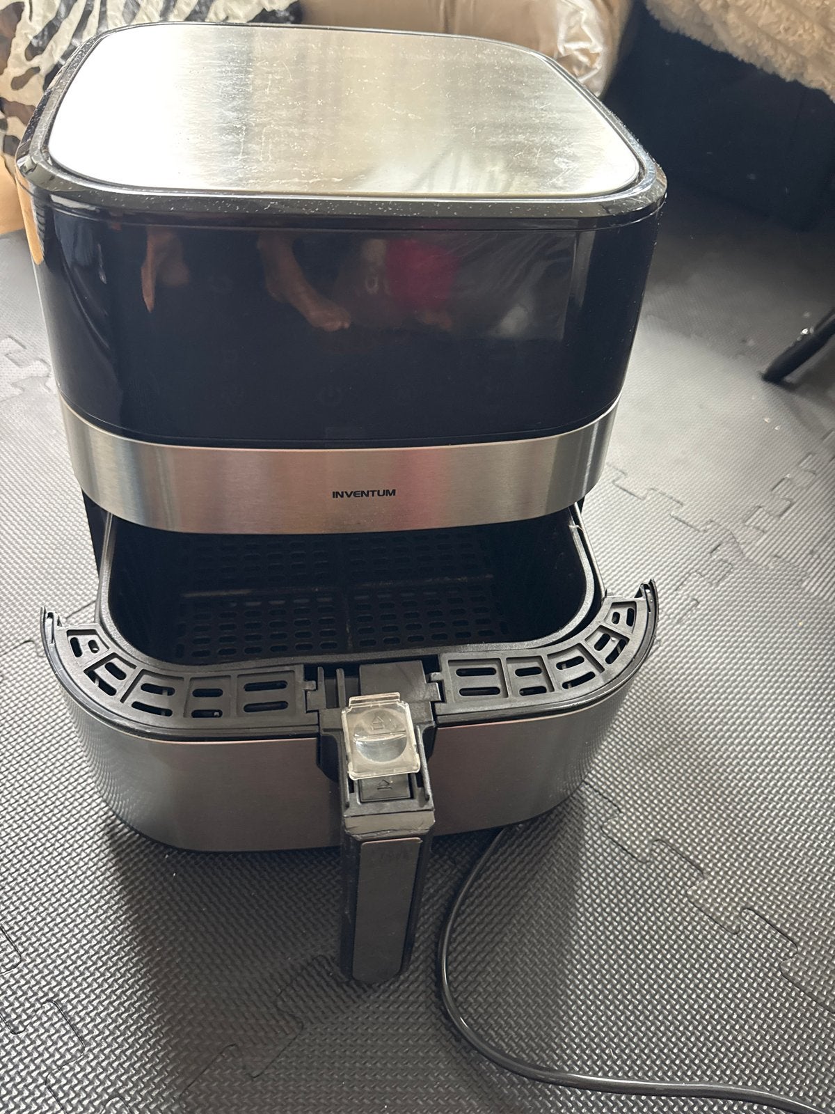 Inventum Airfryer, Ophalen of Verzenden, Gebruikt, Airfryer, 1000 t/m 1499 gram