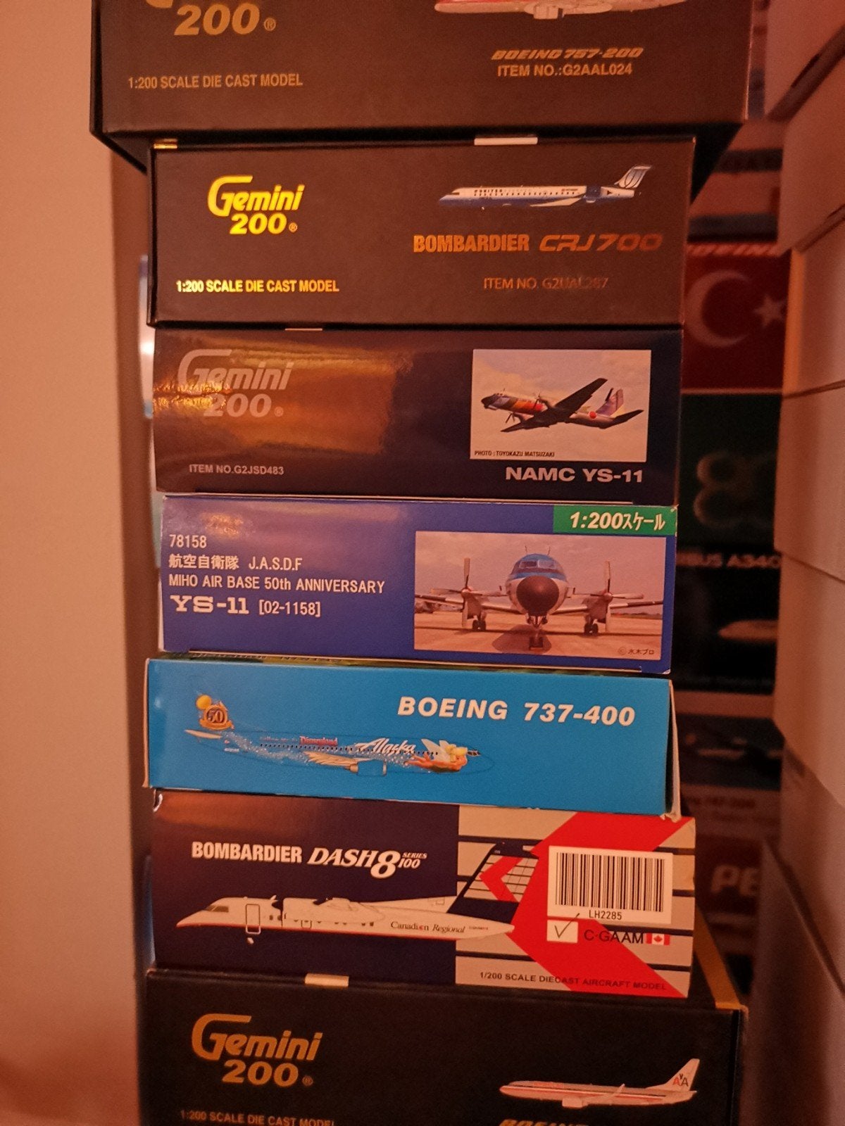 1:200 Schaalmodellen Te Koop (JC Wings, Gemini200)! Deel 3, Ophalen of Verzenden, Nieuw, Groter dan 1:72, Overige merken