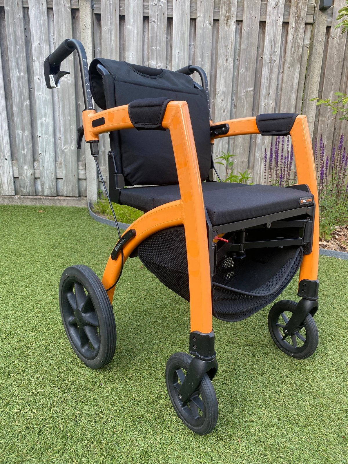 Rollz Motion (duwrolstoel en rollator in één) + bagagetas, Diversen, Ophalen, Inklapbaar, Gebruikt, Duwrolstoel