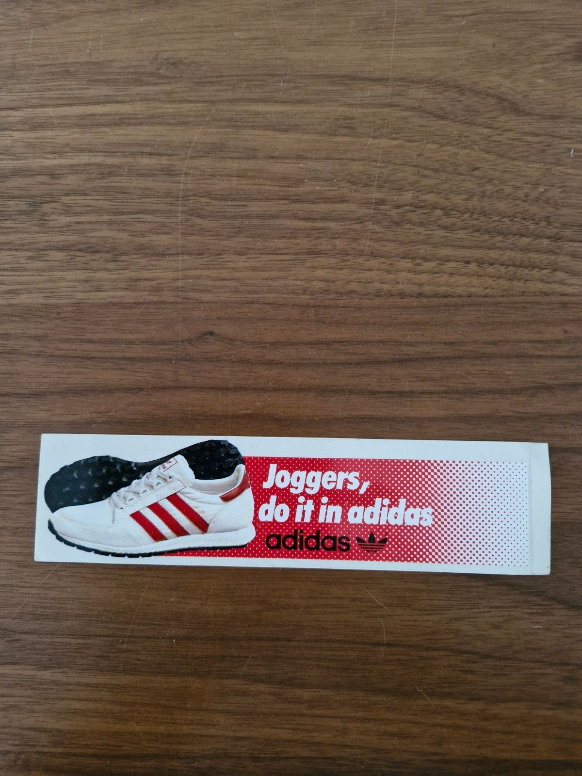 1197 Adidas 'Joggers, do it in adidas' sticker 19x5 cm, Ophalen of Verzenden, Nieuw, Merk