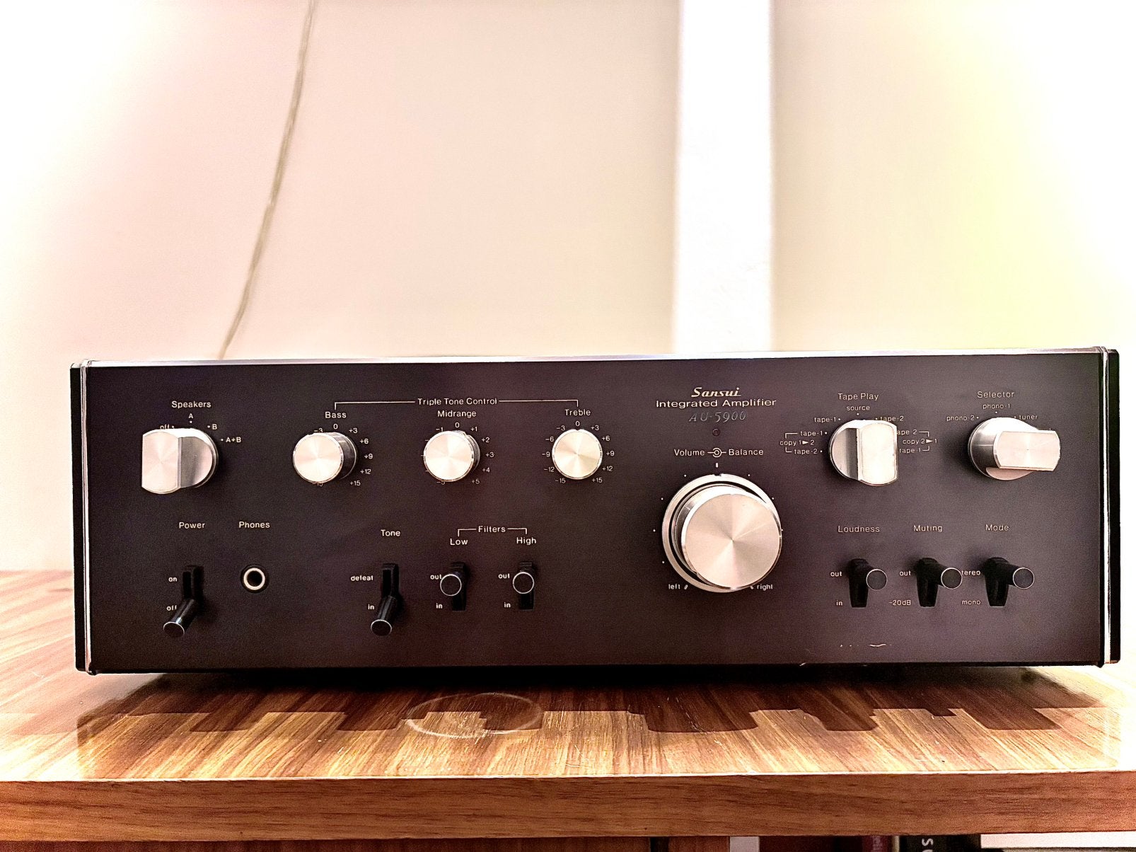 Sansui AU 5900, Gebruikt, 60 tot 120 watt, Stereo, Ophalen