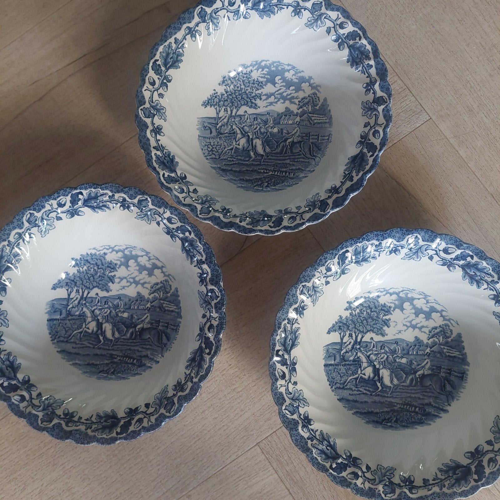Set van 3 Myott's Country Life kommen, Antiek en Kunst, Ophalen of Verzenden