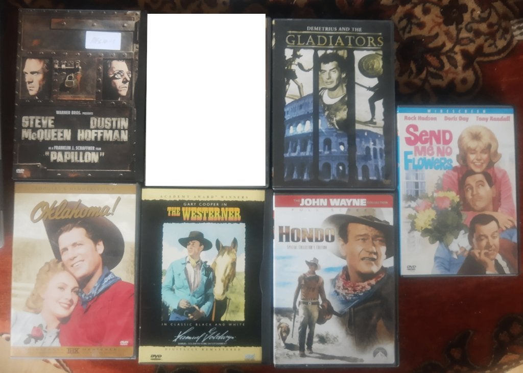 REGIO 1 DVDs Doris Day Rock Hudson Steve McQueen Gary Cooper, Alle leeftijden, Ophalen of Verzenden, 1940 tot 1960, Zo goed als nieuw