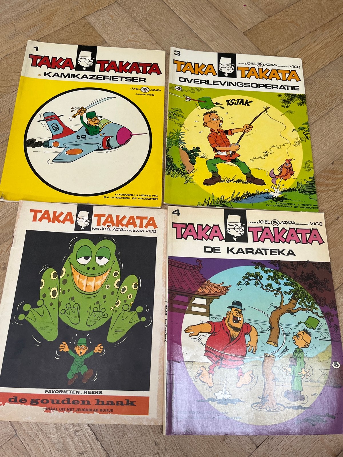 Taka Takata stripboeken - 4 delen, Boeken, Meerdere stripboeken, Ophalen of Verzenden, Gelezen