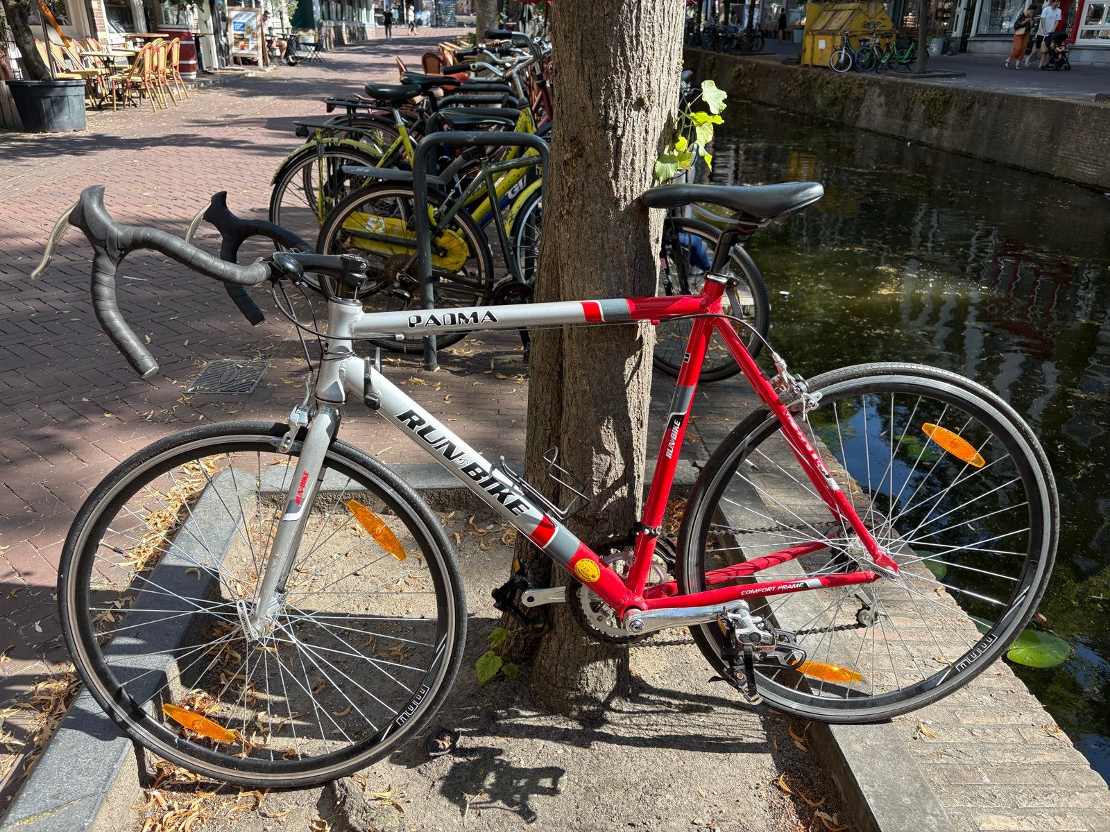 Racefiets Run Bike - €80 of ruilen voor en Touring Fiets, Fietsen en Brommers, Fietsen | Racefietsen, 28 inch, Gebruikt, 10 tot 15 versnellingen