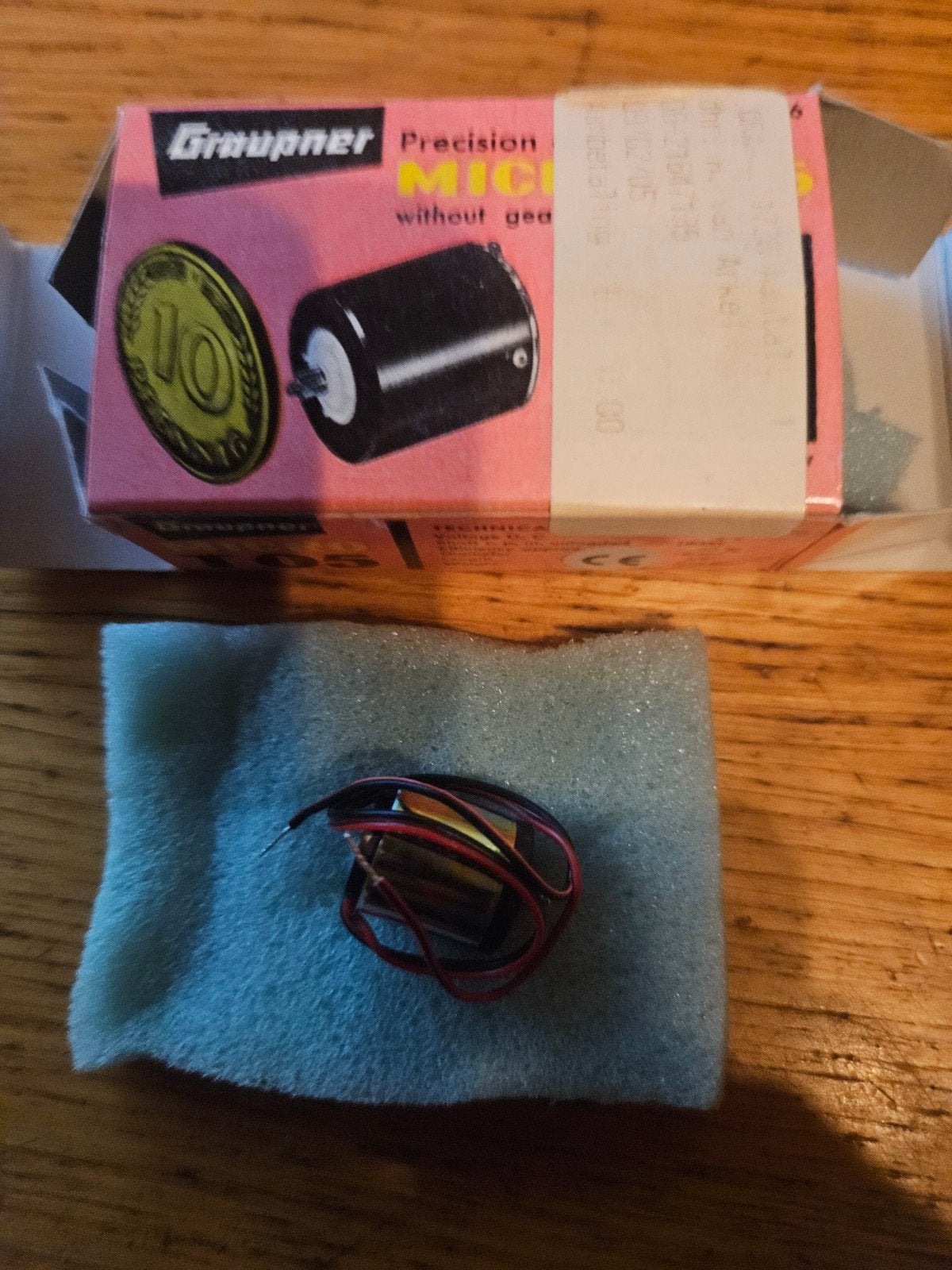 Graupner Micro T 05 bestelnummer 1726 elektromotor  nos., Ophalen of Verzenden, Nieuw, Groter dan 1:32