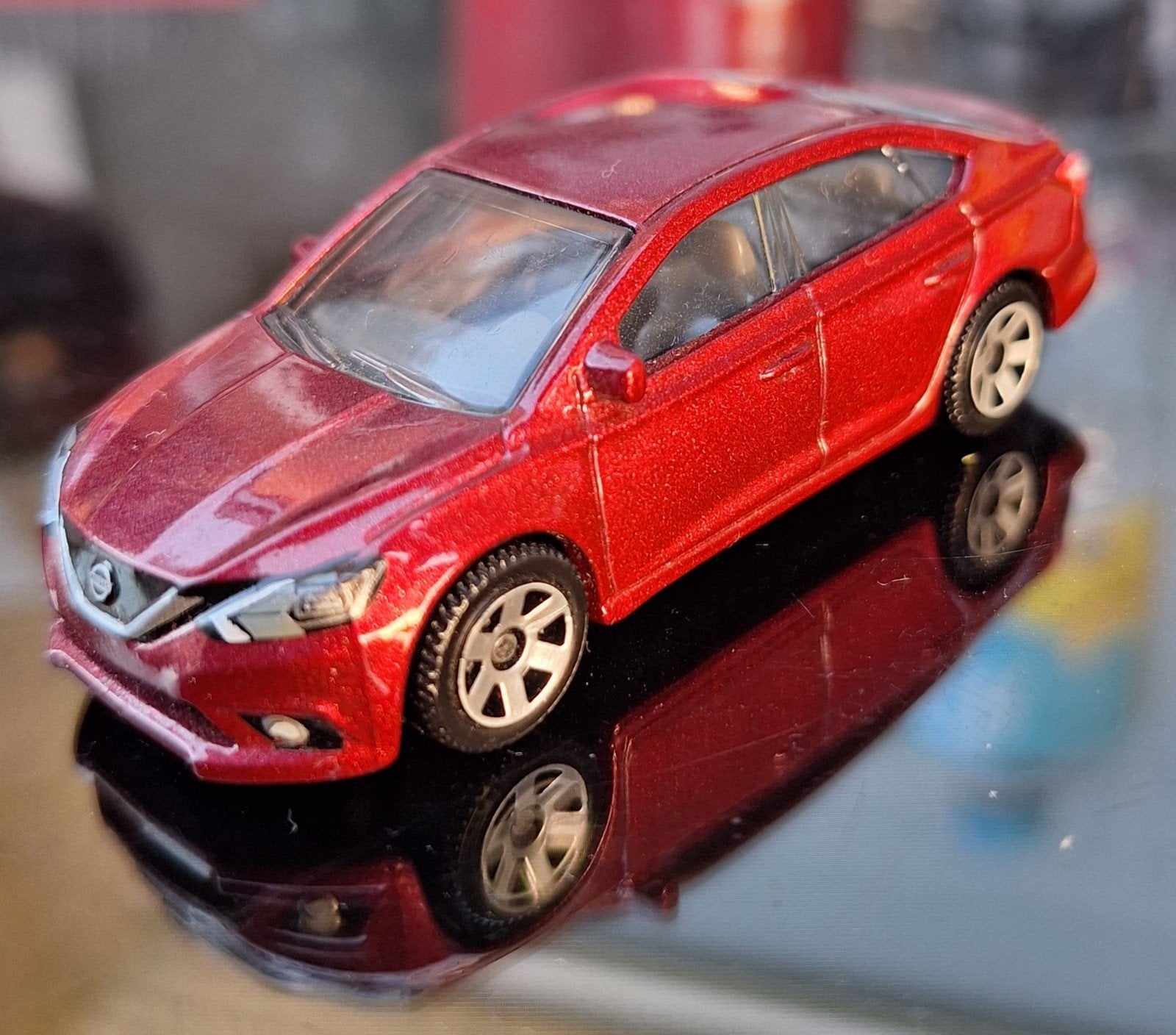 Matchbox - 2016 nissan sentra, Ophalen of Verzenden, Zo goed als nieuw, Auto