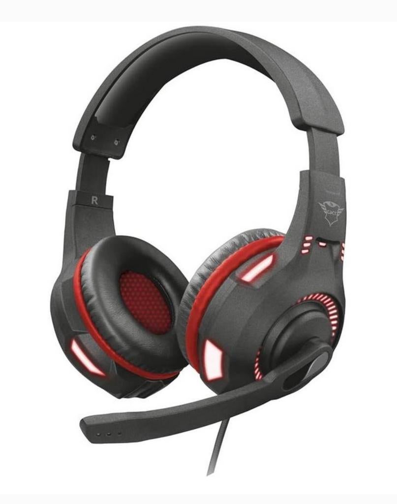 Trust GXT-407 Ravu Verlicht Gaming Headset koptelefoon Nieuw, Mute-functie, Nieuw, Ophalen of Verzenden, H