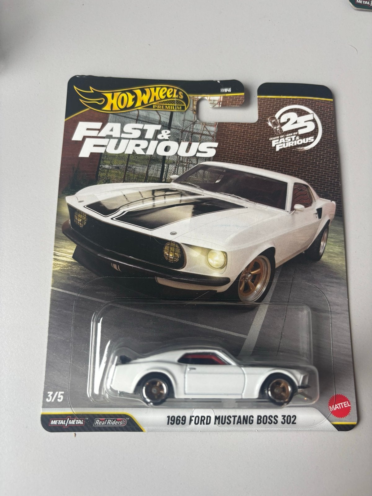 Hot Wheels Fast & Furious 1969 Ford Mustang Boss 302, Ophalen of Verzenden, Nieuw, Auto