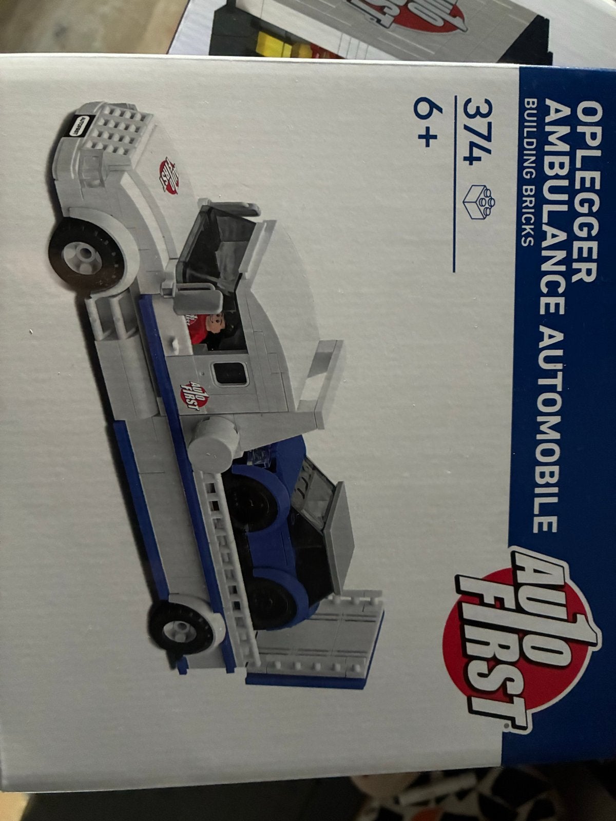 Auto First Bouwstenen Set: Ambulance & Garage, Ophalen of Verzenden, Nieuw, Overige merken