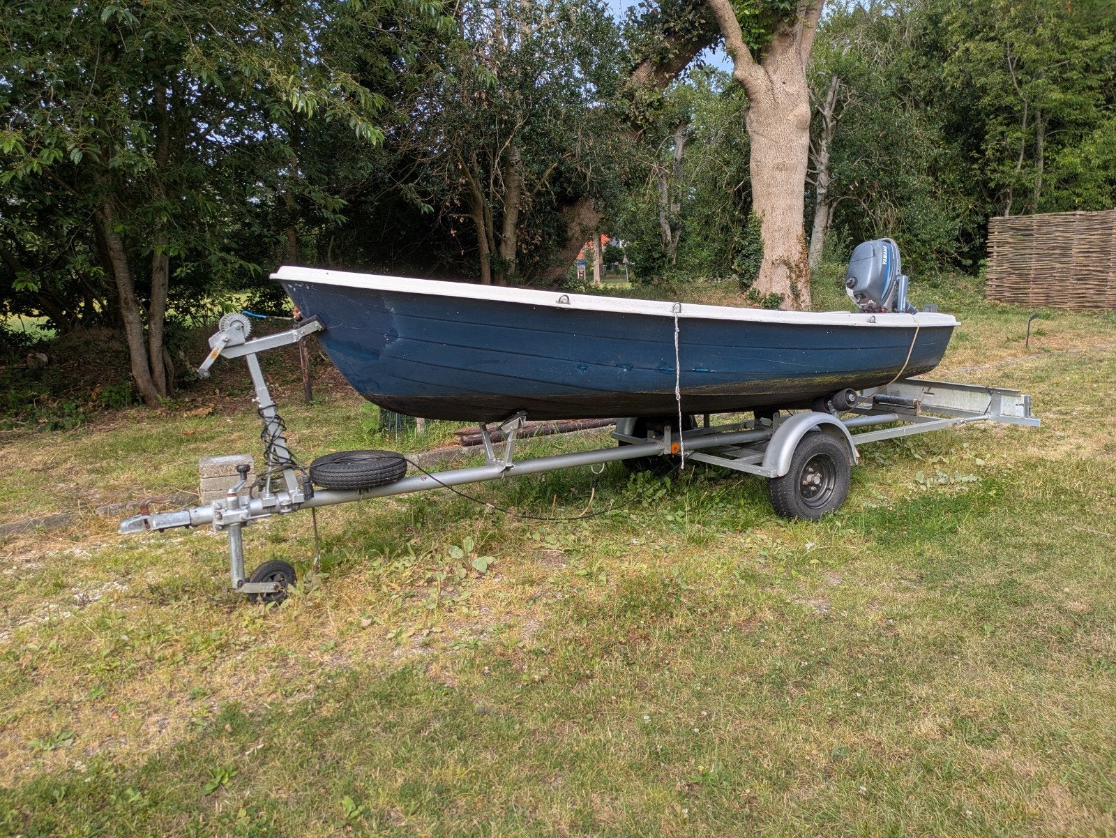 Stabiele visboot met Yamaha 4-takt buitenboordmotor, Ophalen, Overige merken, Gebruikt, Buitenboordmotor