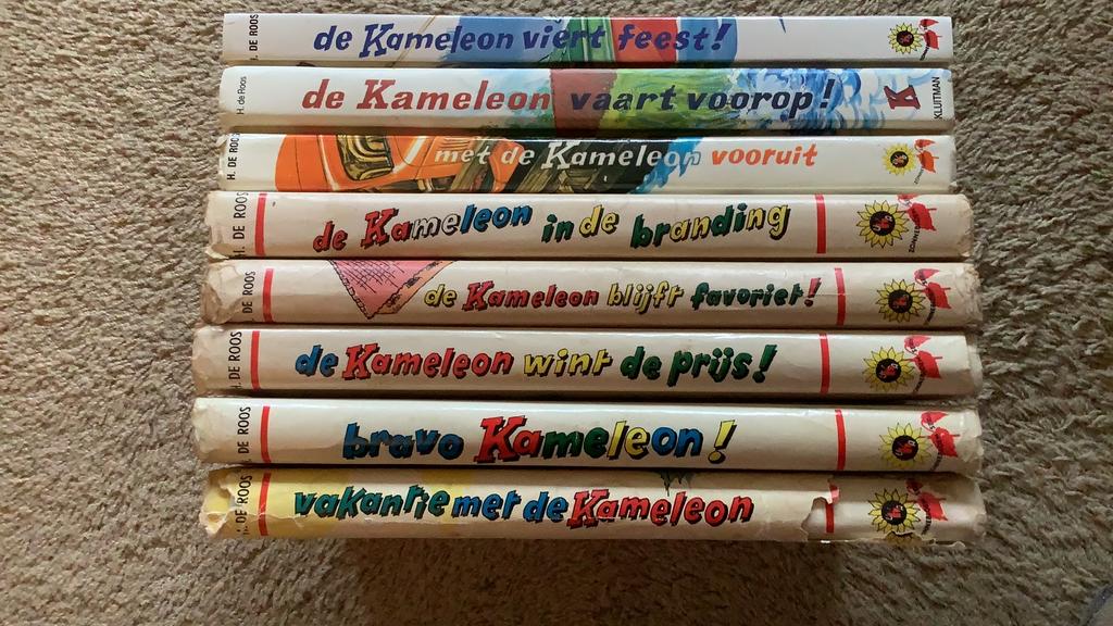 H. de Roos, 8 boeken van de Kameleon: Vakantie - Bravo -, Boeken, Ophalen of Verzenden, Gelezen, H. de Roos, Fictie