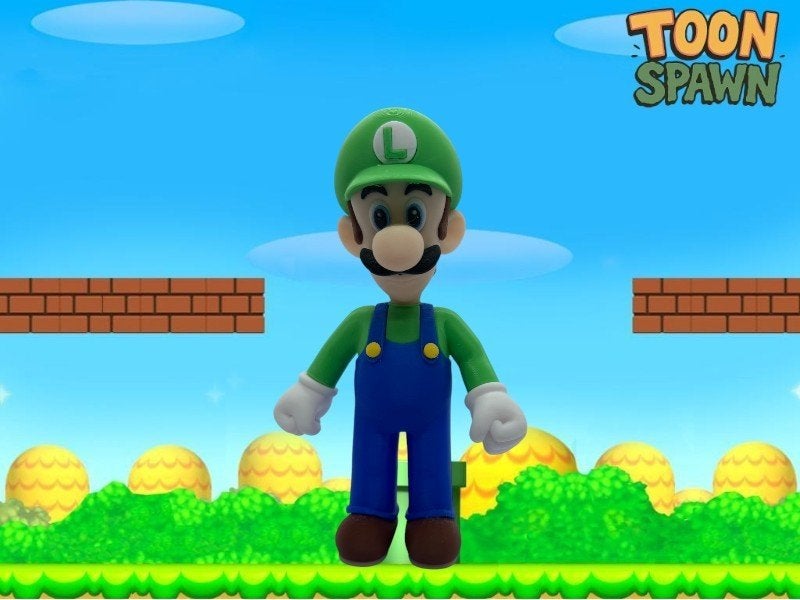 Luigi – 21,5 cm – Super Mario Figuur, Ophalen of Verzenden, Nieuw, Overige typen