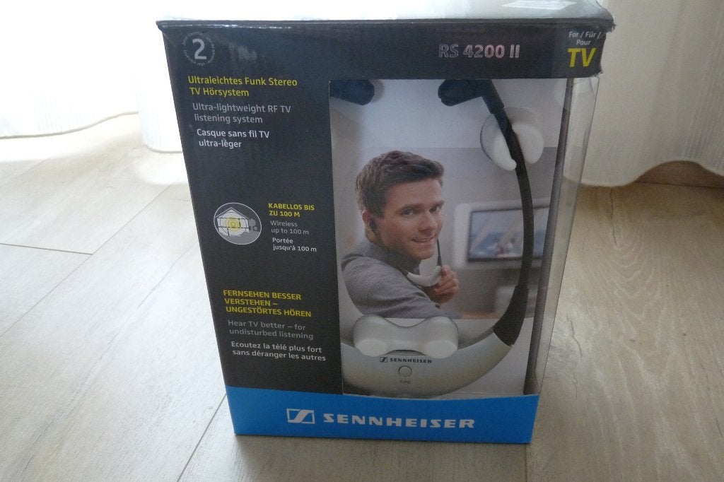 Vrijwel nieuwe Sennheiser draadloze koptelefoon  RS4200 II, Ophalen of Verzenden, Zo goed als nieuw, In-ear, Sennheiser