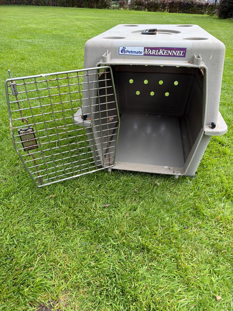 Bench Petmate vari kennel grijs 68x48x50, Ophalen, Gebruikt