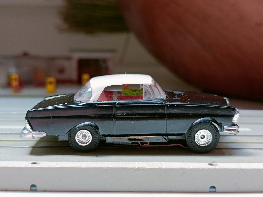 Faller AMS 4858 Mercedes Benz 300SE zwart, Ophalen of Verzenden, Zo goed als nieuw, Elektrisch, Overige merken