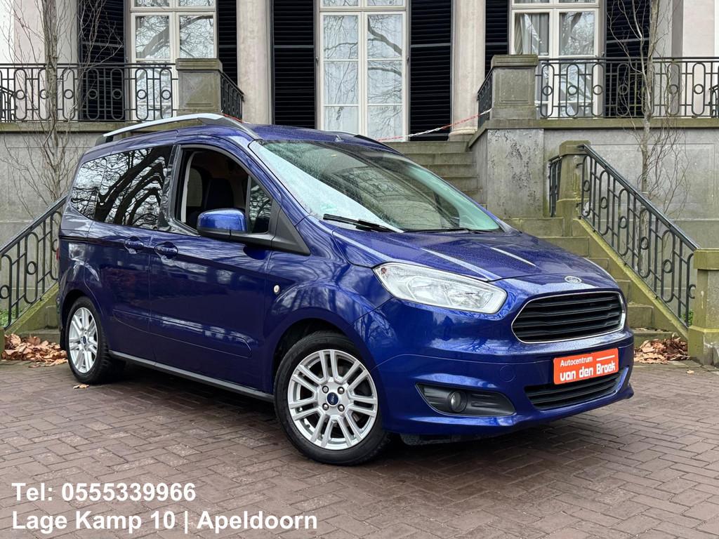 Ford Tourneo Courier 1.0 Titanium 5P Climate Cruise Ctr Stoe, Voorwielaandrijving, 101 pk, Gebruikt, Blauw