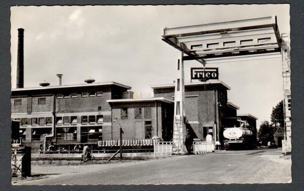 Oude Ansicht - TERWISPEL -  Coop. Zuivelfabriek - Frl., Verzamelen, Ophalen of Verzenden, 1940 tot 1960, Ongelopen, Friesland