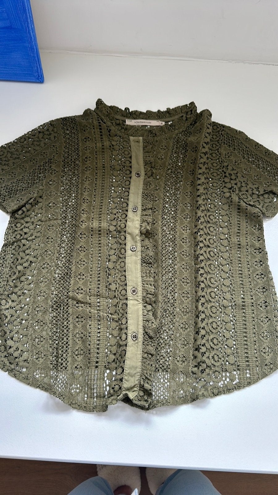 La fee maraboutee groen kant blousje, maat:38 nieuw!, Kleding | Dames, Blouses en Tunieken, Ophalen of Verzenden, Zo goed als nieuw