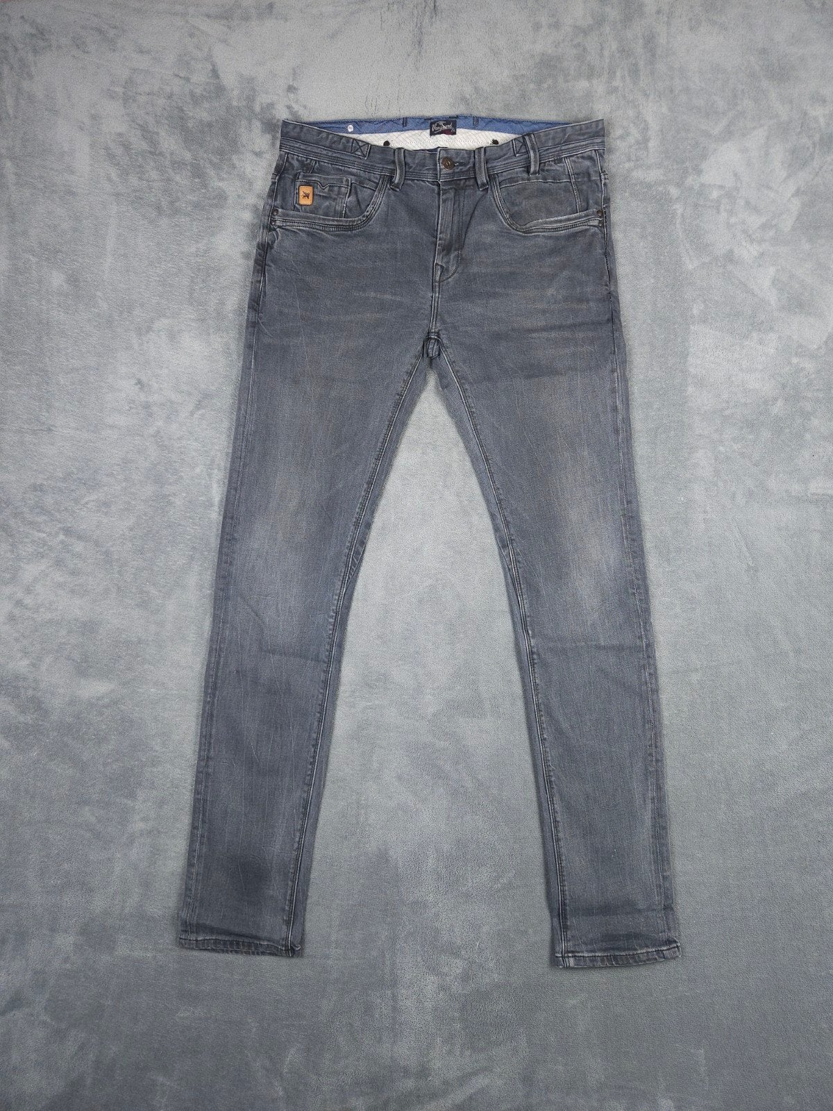 Vanguard Jeans Broek W34 L36 Grijs Denim Stretch Heren, ., Ophalen of Verzenden, Zo goed als nieuw, .