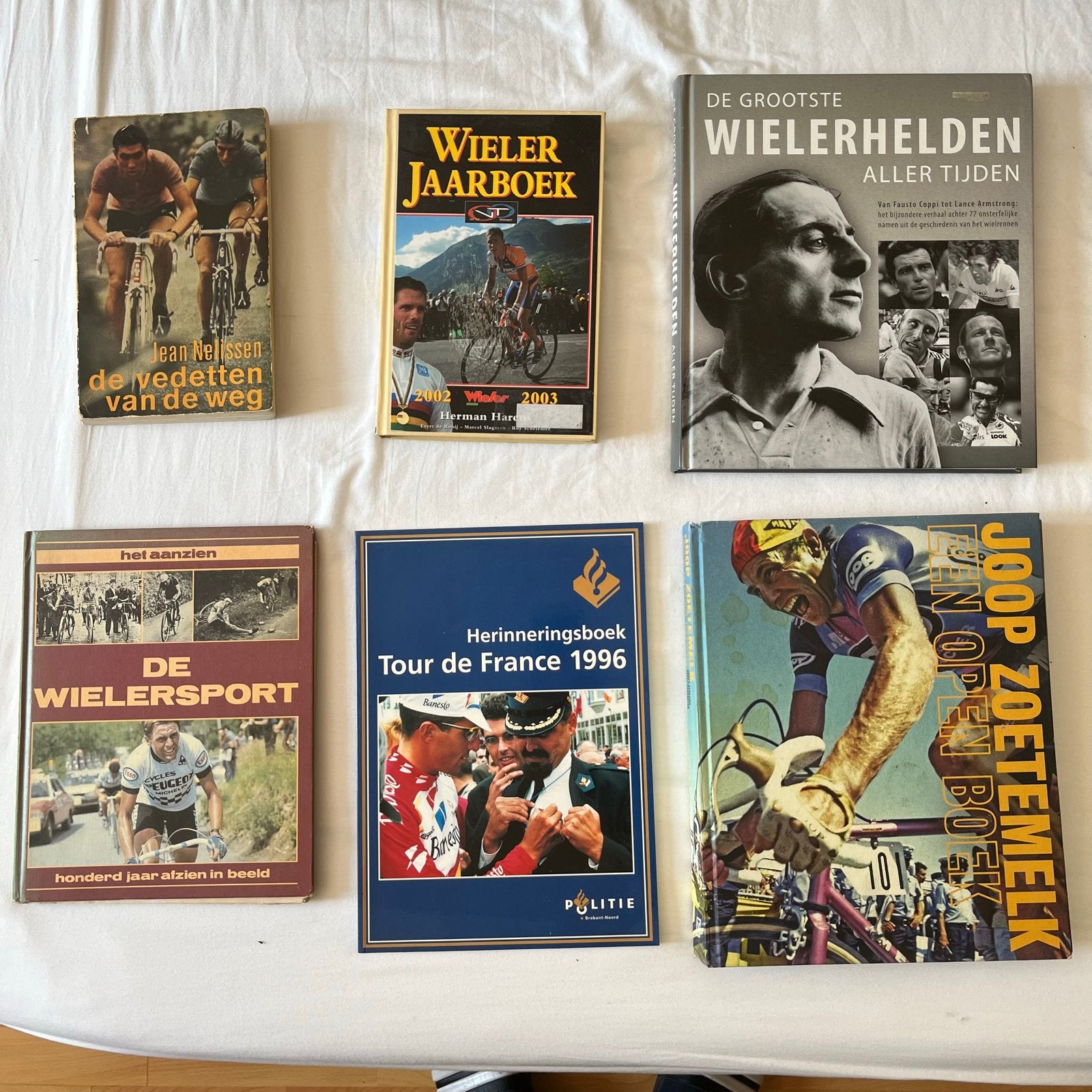 Wielerboeken Collectie: Geschiedenis en Helden van de Fiets, Ophalen of Verzenden, Gelezen, Lopen en Fietsen