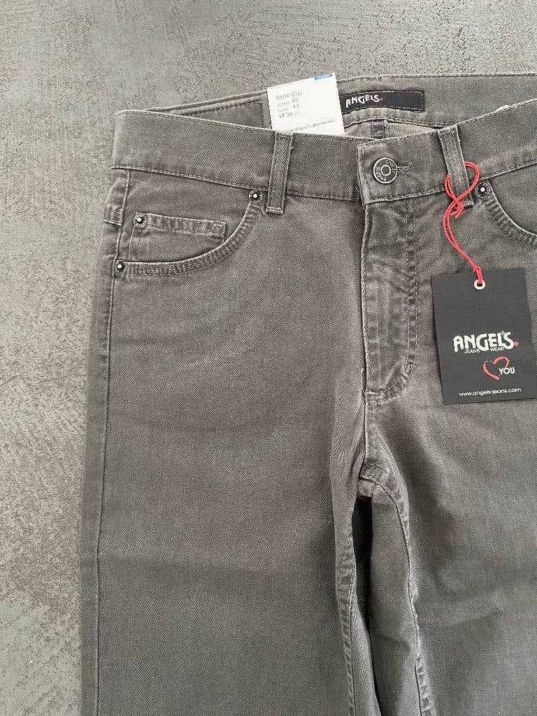 J79/15 Nieuw: Angels Cici spijkerbroek/jeans mt.36=S grijs, Nieuw, Ophalen of Verzenden, W28 - W29 (confectie 36), Angels