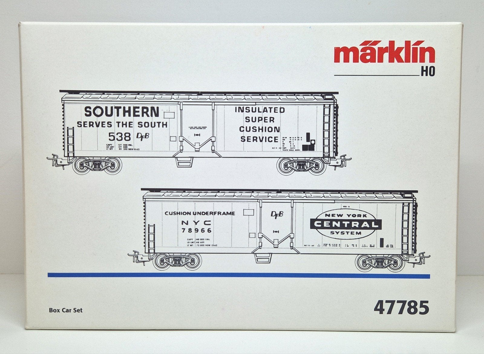 Märklin H0 47785 wagonset / US Box Car set, nieuwstaat., Ophalen, Wisselstroom, Analoog, Märklin