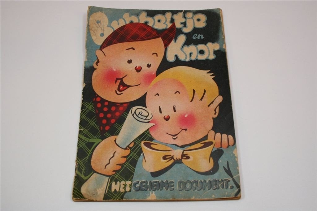 Bubbeltje en Knor — Vintage Prentenboek 1943, Verzenden, Gelezen