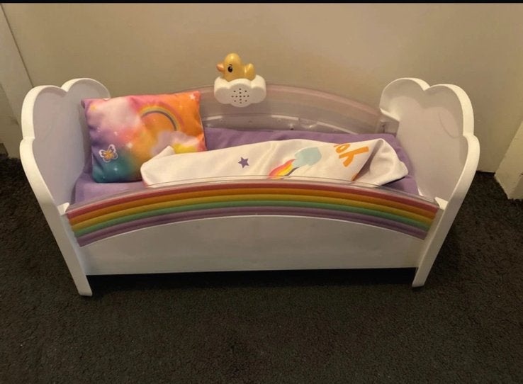 Baby born regenboog bed, Ophalen of Verzenden, Zo goed als nieuw, Babypop