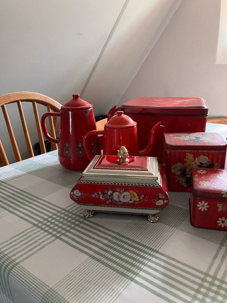 Rood emaille, Ophalen