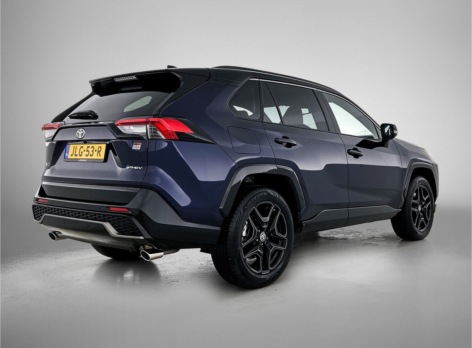 Toyota RAV4 2.5 Plug-in Hybrid AWD 306 pk Automaat GR SPORT, Auto's, Automaat, Gebruikt, 4 cilinders, Blauw