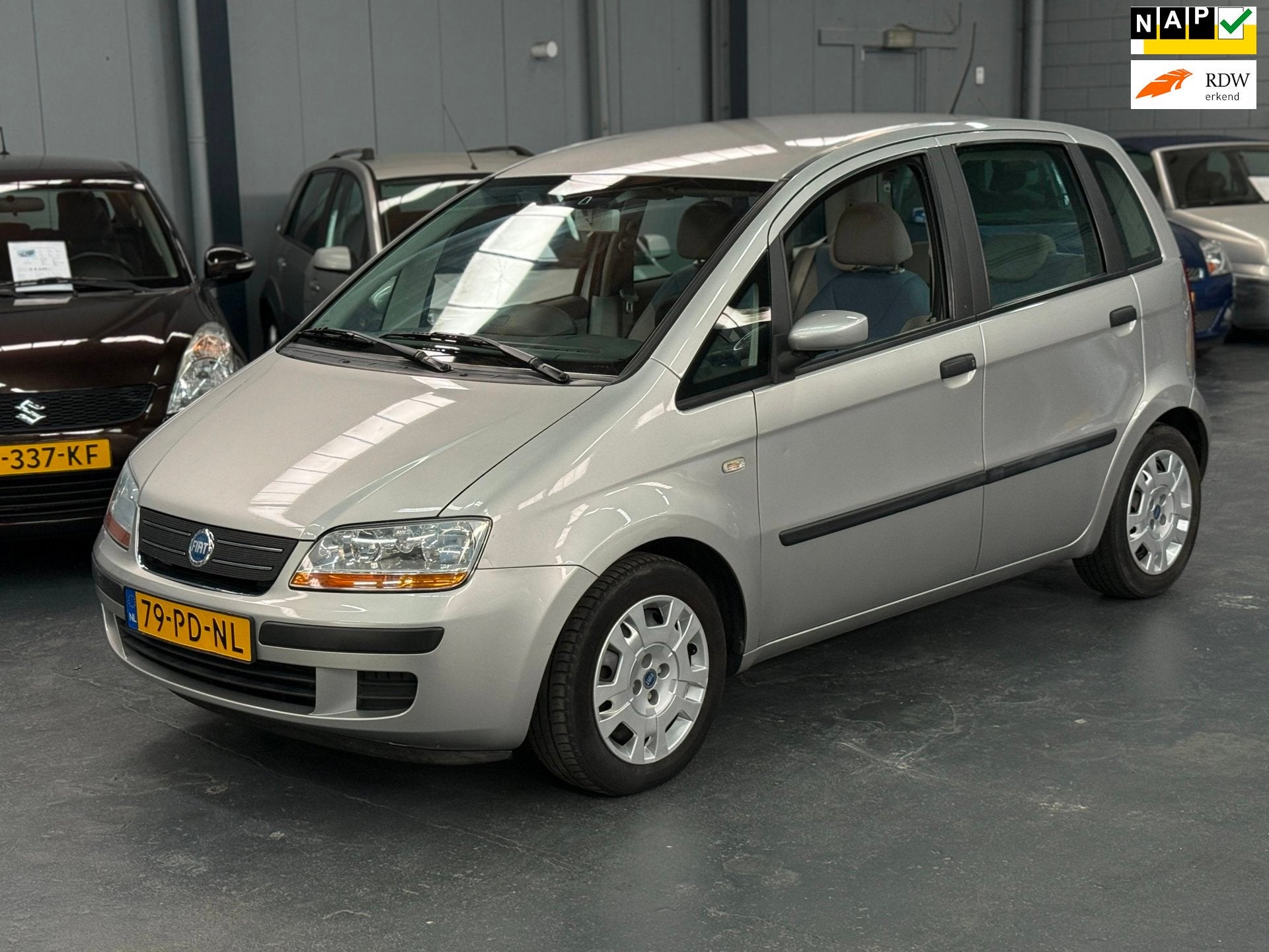 Fiat Idea 1.4-16V Dynamic Nieuwe APK NAP, Voorwielaandrijving, 15 km/l, Gebruikt, 400 kg