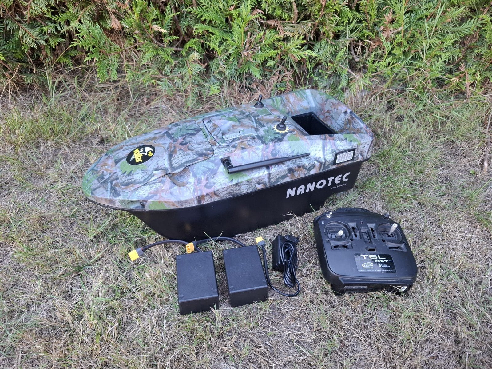 Voerboot nanotev Camouflage vexilar li ion jaar garantie, Ophalen of Verzenden, Gebruikt, Overige typen