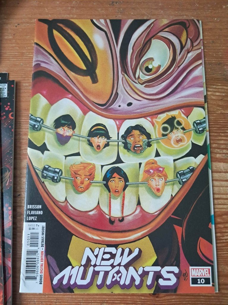 New mutants (Brisson), Ophalen, Amerika, Zo goed als nieuw, Meerdere comics