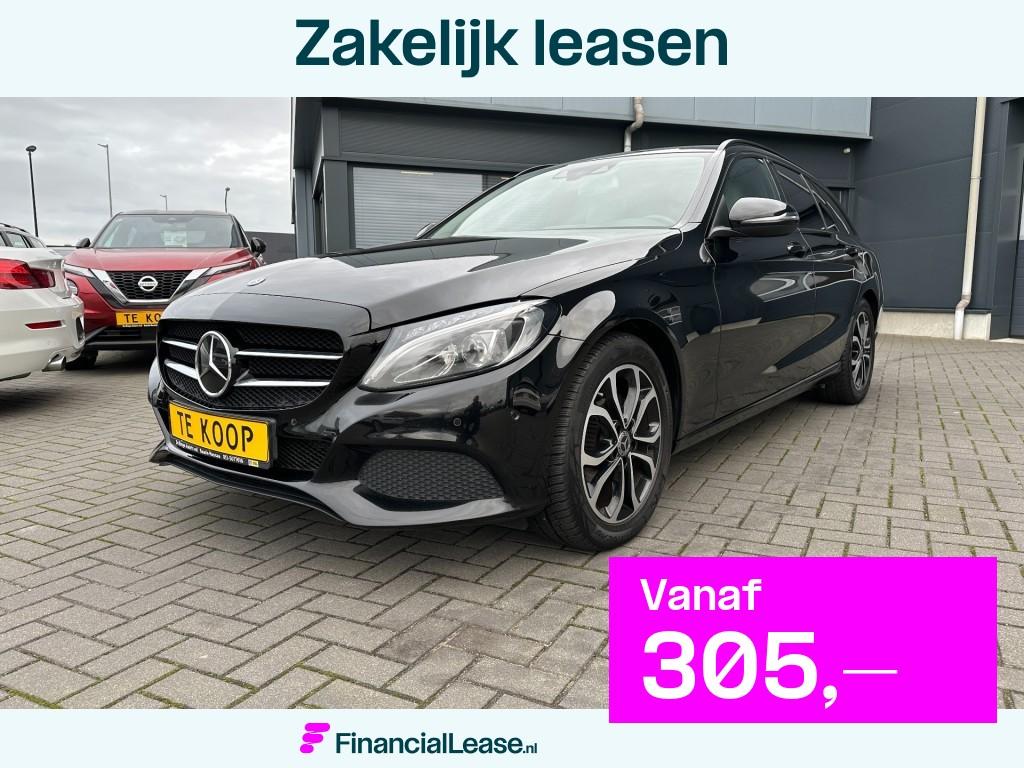 Mercedes-Benz C-Klasse C180 Estate Aut.PremiumPlus Camera Le, Automaat, Startonderbreker, Zwart, Benzine
