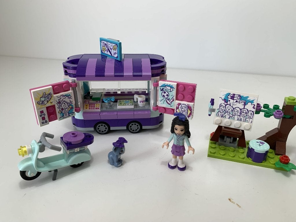 LEGO Friends Emma's kunstkraam 41332 – compleet met boekje, Kinderen en Baby's, Ophalen, Lego, Friends, Zo goed als nieuw