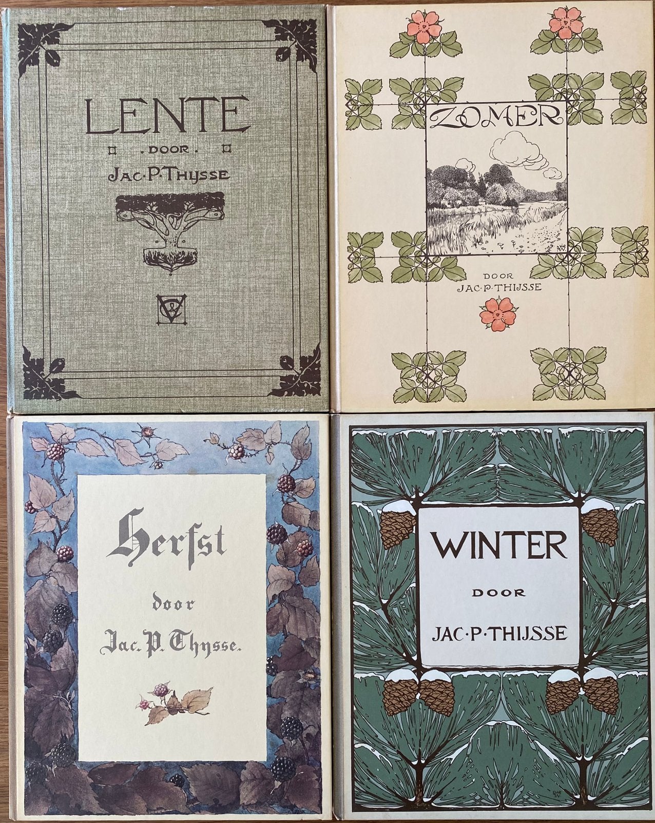 Jac P Thijsse - Lente Zomer Herfst Winter - Verkade - 1975, Boeken, Ophalen of Verzenden, Zo goed als nieuw