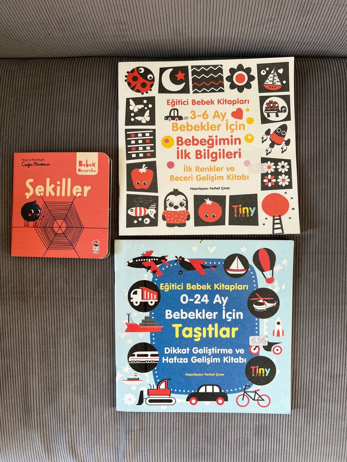 Educatieve Babyboeken Set - Vormen, Voertuigen & Eerste Kenn, Ophalen, Zo goed als nieuw, Uitklap-, Voel- of Ontdekboek, 0 tot 6 maanden