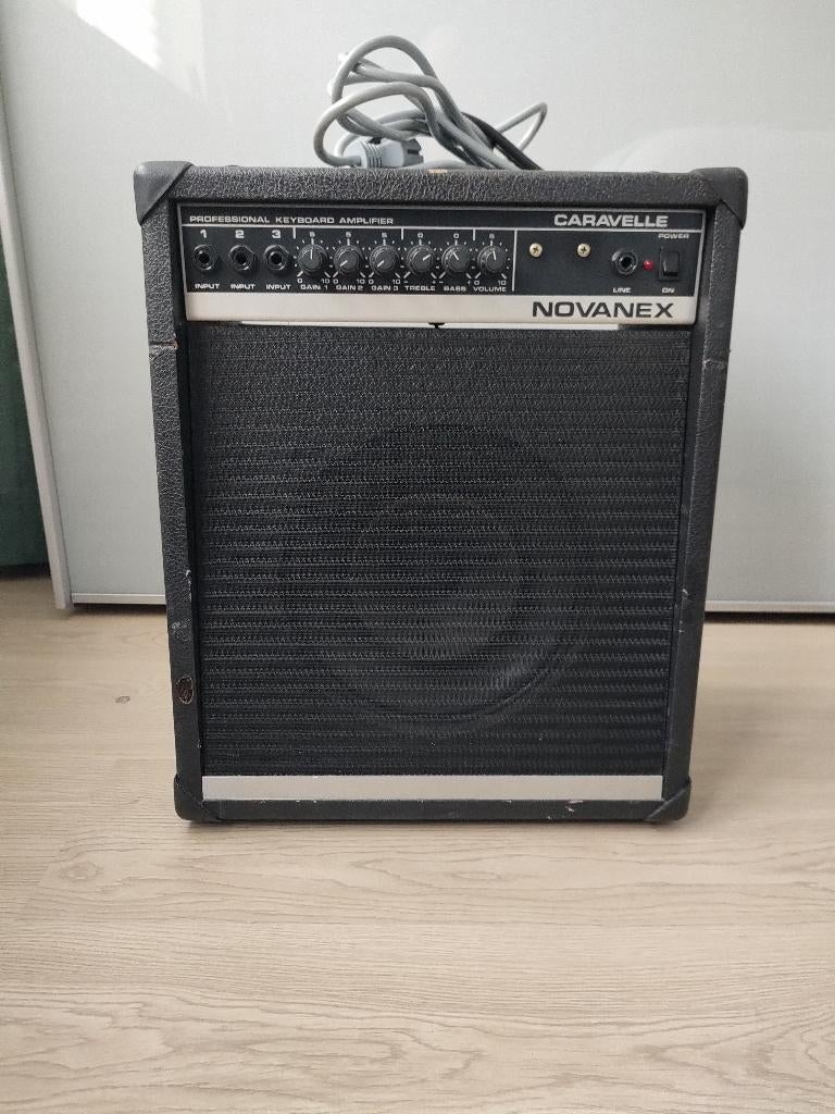 Novanex 50W keyboard versterker (Made in Holland), Ophalen, Gebruikt, Minder dan 500 watt, Keyboardversterker